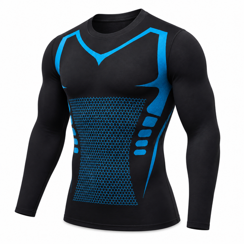 Veltmore compression long sleeve, black