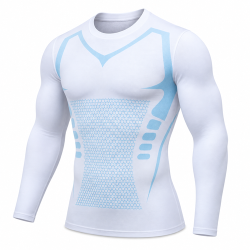 Veltmore compression long sleeve, white